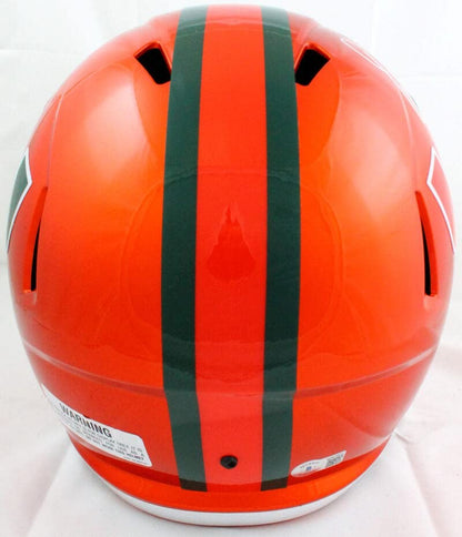 Warren Sapp Signed Miami Hurricanes Full Size Flash Speed Helmet