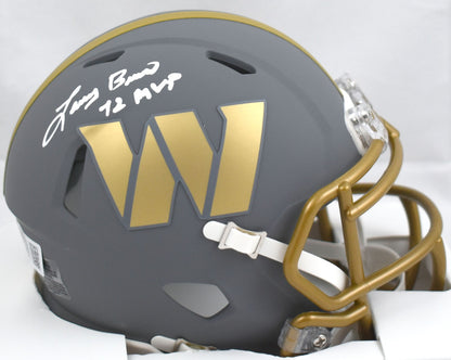 Larry Brown Autographed Washington Commanders Slate Speed Mini Helmet