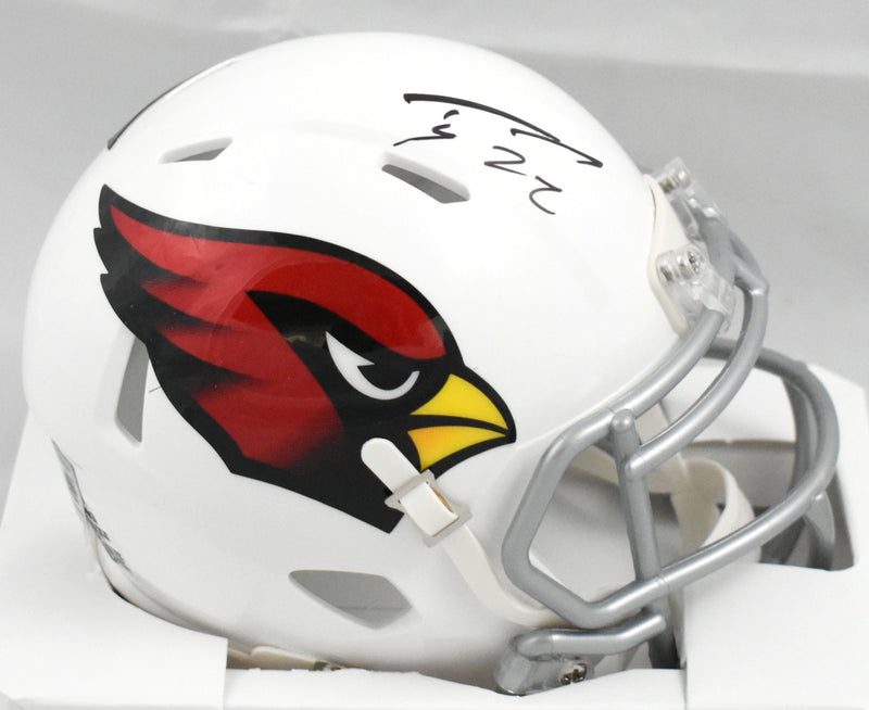 Tyler Allgeier Autographed Arizona Cardinals Speed Mini Helmet