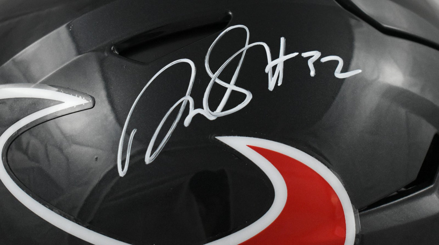 David Montgomery Autographed Houston Texans Full Size Speedflex Helmet