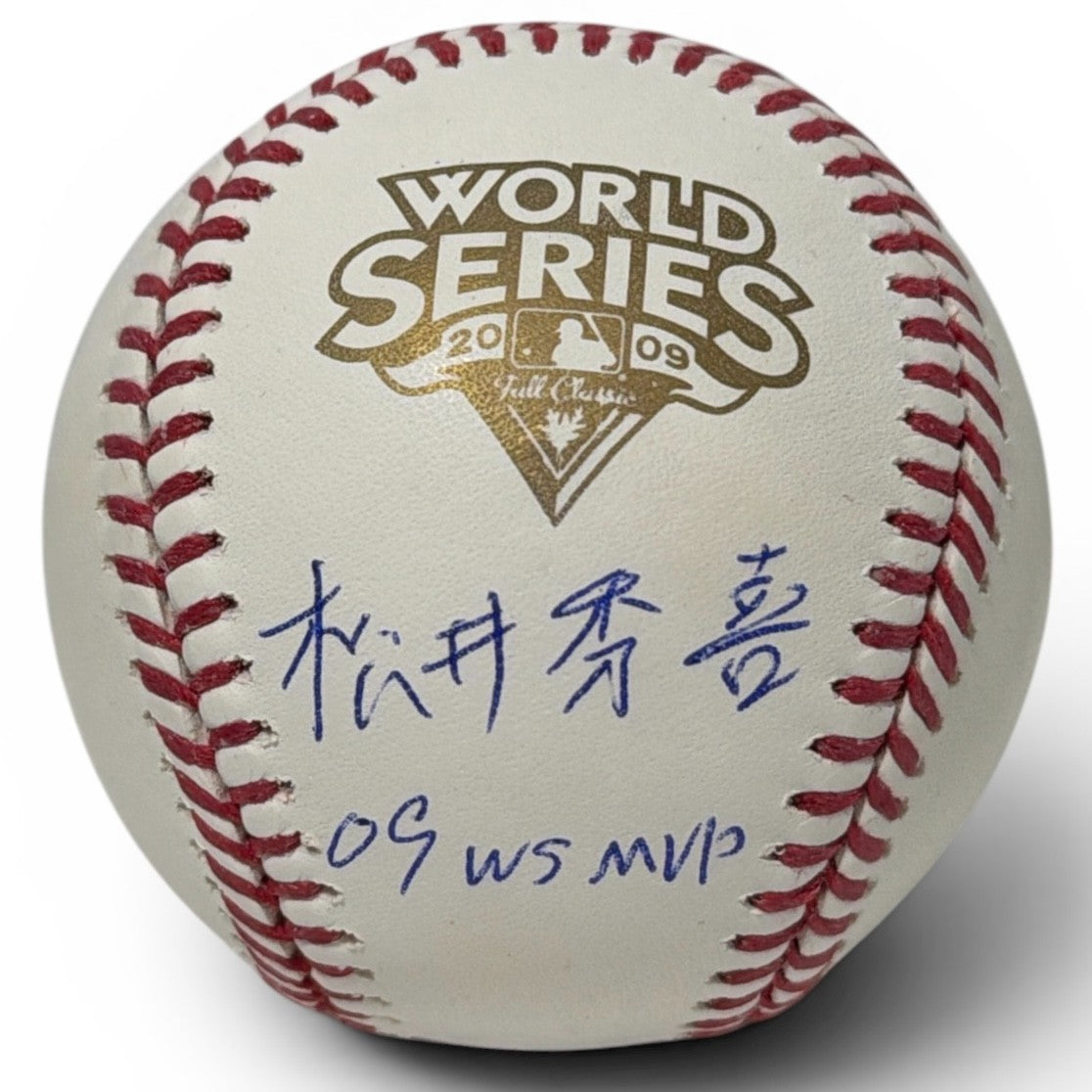 Hideki Matsui Signed 2009 World Series Baseball (Kanji & WS MVP)