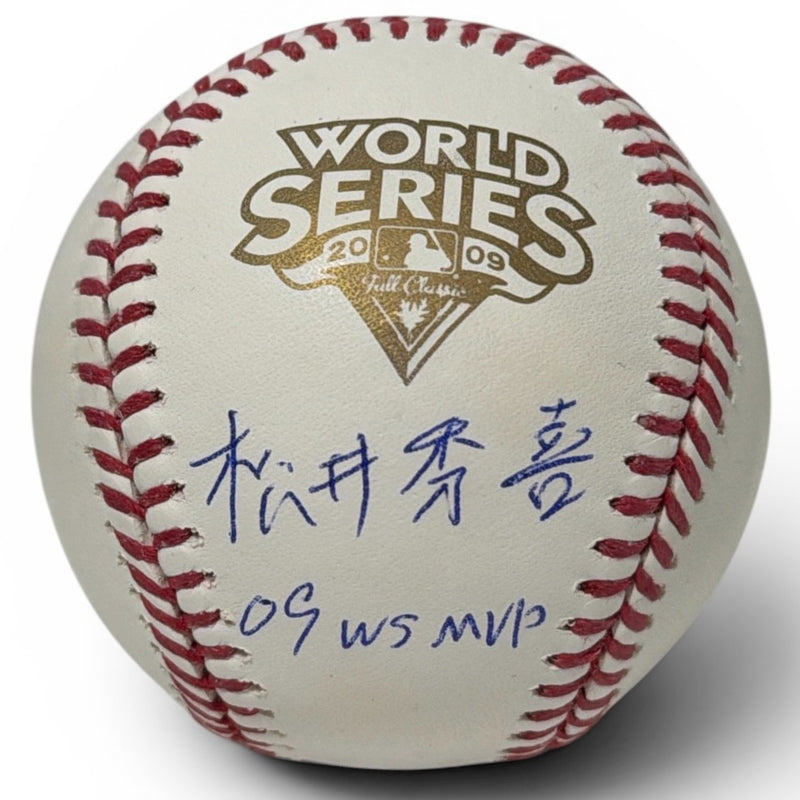 Hideki Matsui Signed 2009 World Series Baseball (Kanji & WS MVP)