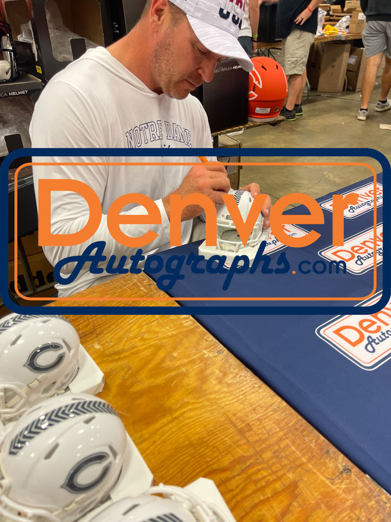 Brian Urlacher Chicago Bears Autographed 2024 STS Mini Helmet HOF