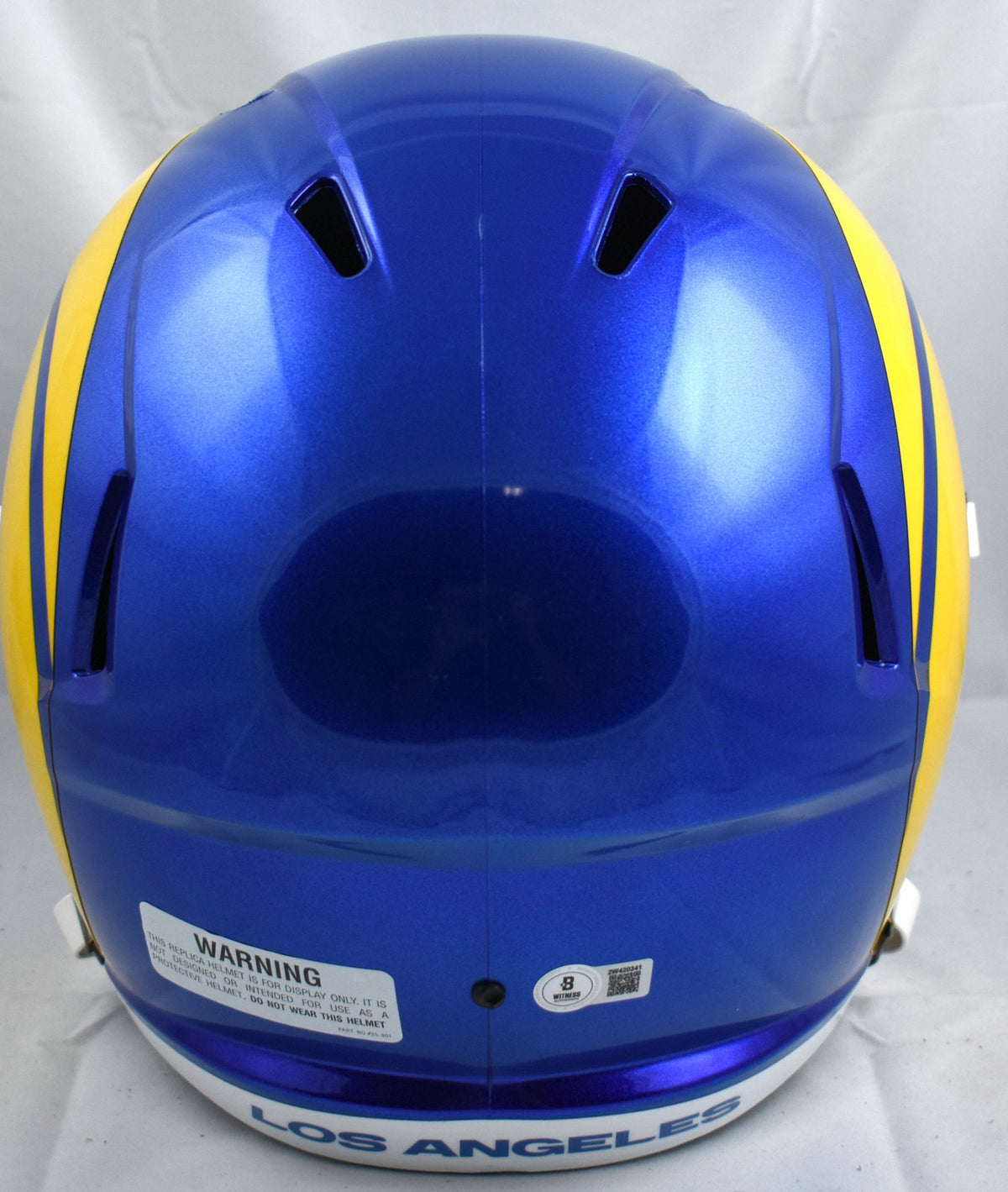 Marshall Faulk Autographed St. Louis Rams Full Size Speed Helmet