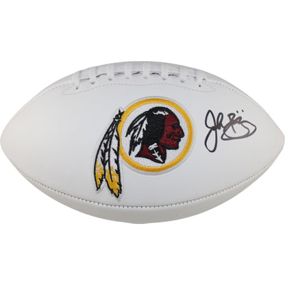 John Riggins Washington Redskins Autographed Logo Football (Beckett Witness)