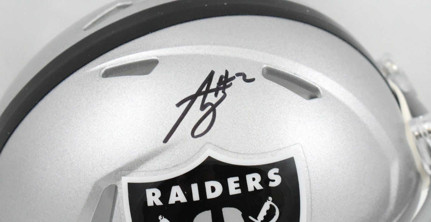 Ashton Jeanty Signed Las Vegas Raiders Speed Mini Helmet