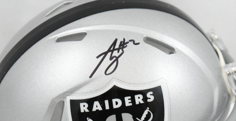 Ashton Jeanty Signed Las Vegas Raiders Speed Mini Helmet