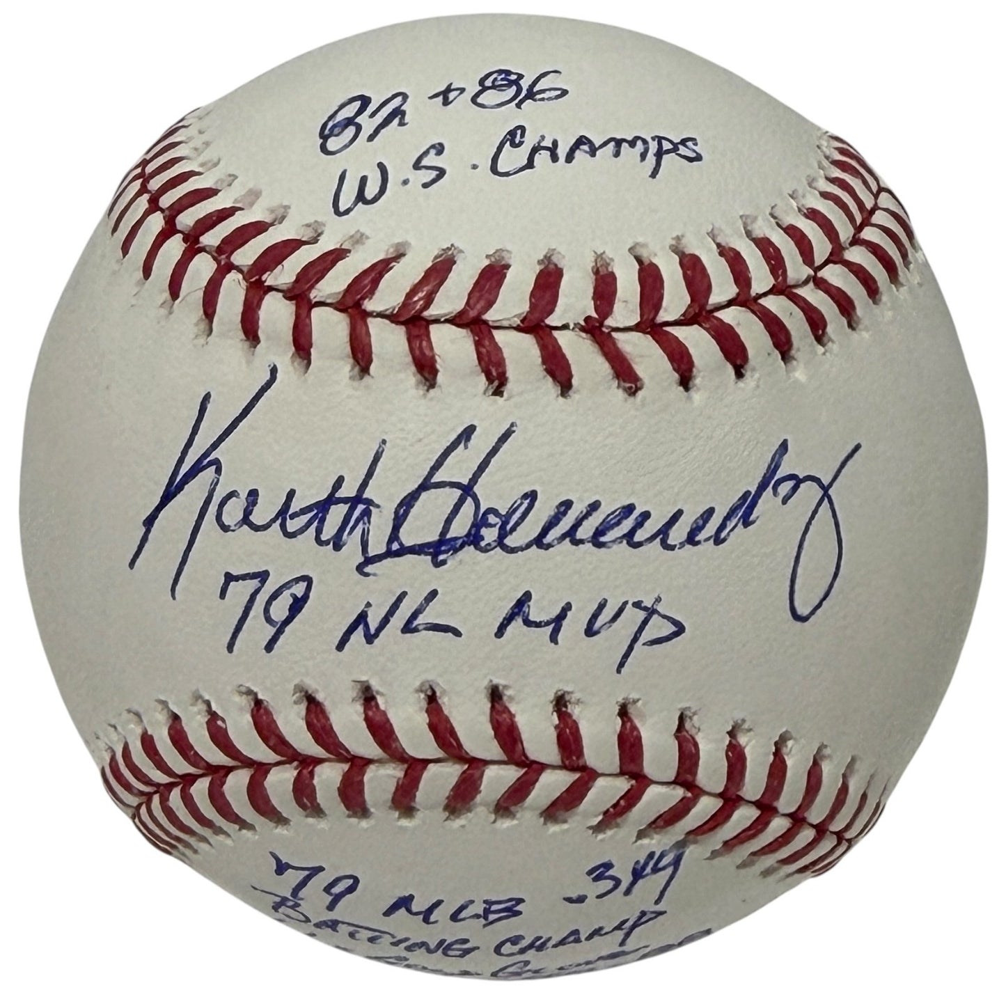 Keith Hernandez Signed New York Mets ROMLB Baseball (4 Stat Inscriptions)
