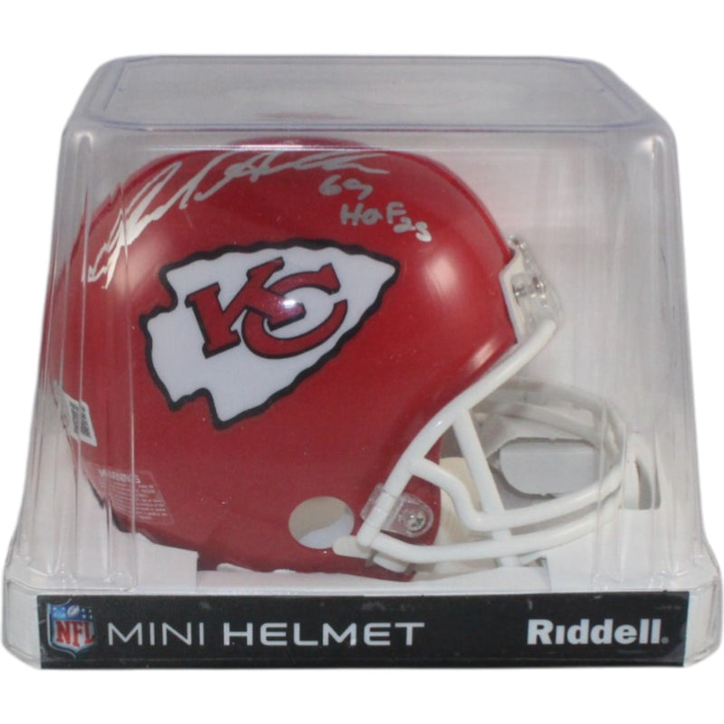 Jared Allen Autographed Kansas City Chiefs VSR4 Mini Helmet HOF Inscription