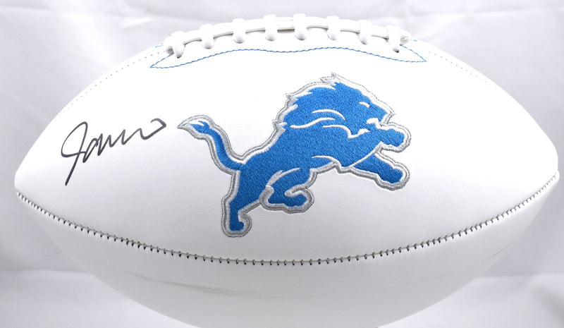 Jameson Williams Signed Detroit Lions Logo Football