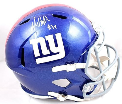 Jalin Hyatt Signed New York Giants Full Size White Speed Helmet