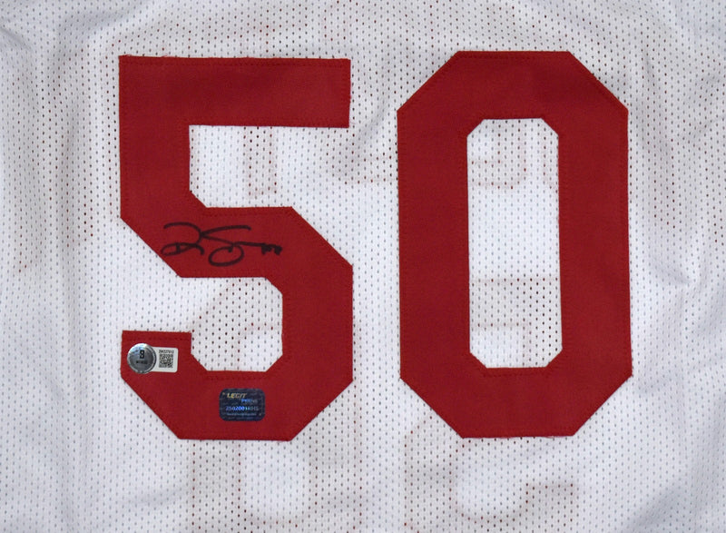 Ralph Sampson Signed White Custom Basketball Jersey