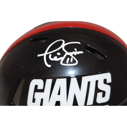 Phil Simms Signed New York Giants Throwback Mini Helmet (Beckett)