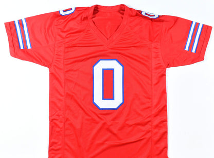 Keon Coleman Autographed Buffalo Bills Red Custom Jersey