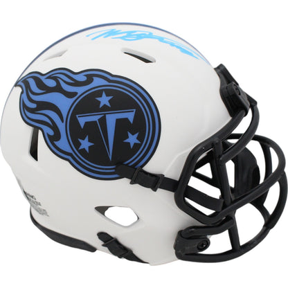 Will Levis Autographed Tennessee Titans Lunar Mini Helmet