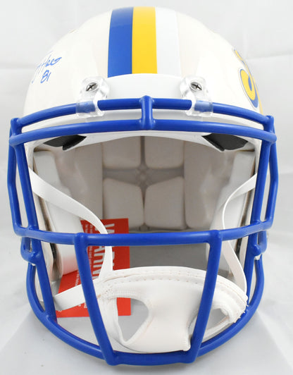 Torry Holt Signed Los Angeles Rams Retro Speed Authentic Helmet