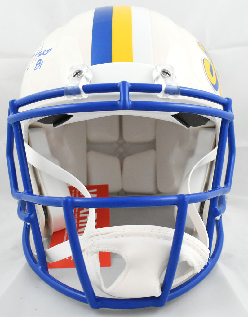 Torry Holt Signed Los Angeles Rams Retro Speed Authentic Helmet