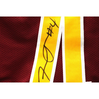 Frankie Luvu Signed Pro Style Red Football Jersey (Beckett Witness)