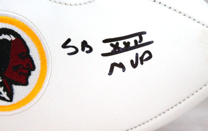 Doug Williams Signed Washington Logo Football with SB MVP Inscription