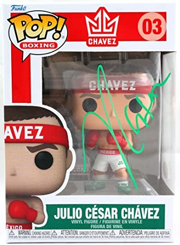 Julio Cesar Chavez Signed Funko Pop Figurine #03