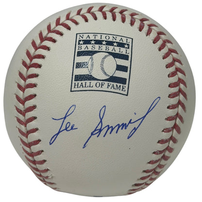 Lee Smith Signed Hall of Fame Logo Baseball JSA Witnessed