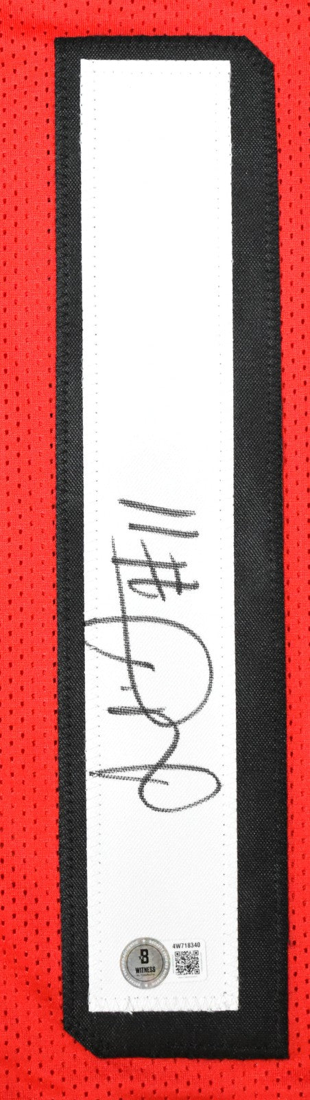 Julio Jones Autographed Atlanta Falcons Red Custom Jersey