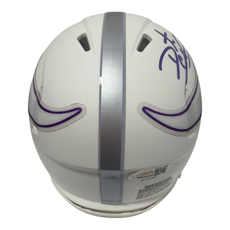 Daunte Culpepper Signed Minnesota Vikings Alternate White Mini Helmet