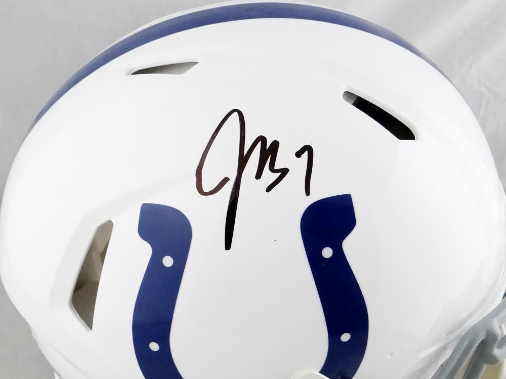 Jacoby Brissett Signed Indianapolis Colts Full Size Speed Authentic Helmet