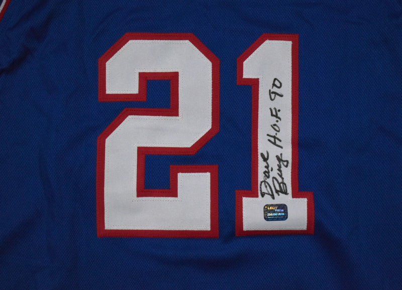 Dave Bing Autographed Blue Custom Basketball Jersey