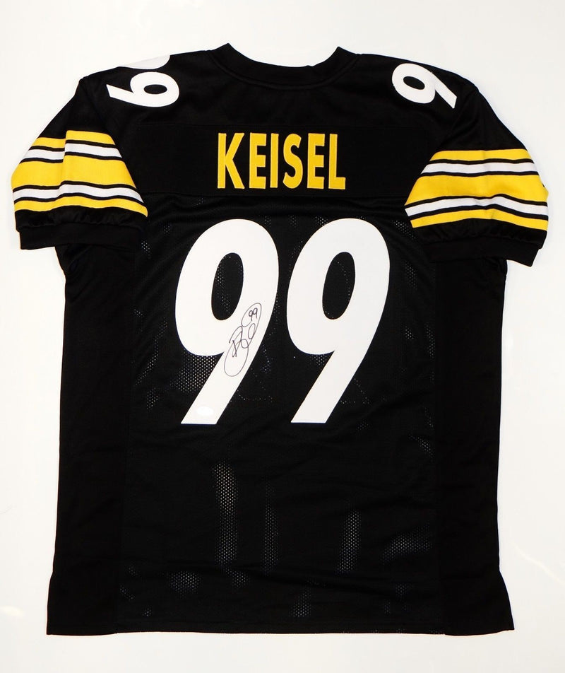Brett Keisel Signed Pittsburgh Steelers Custom Black Jersey