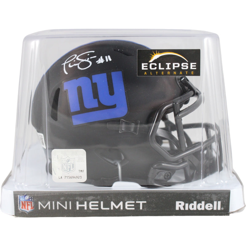 Phil Simms New York Giants Autographed Eclipse Mini Helmet