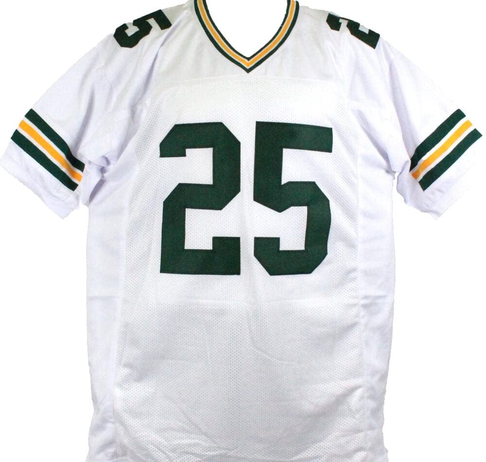 Dorsey Levens Signed Green Bay Packers White Custom Jersey "SB Champs"
