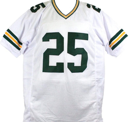 Dorsey Levens Signed Green Bay Packers White Custom Jersey "SB Champs"