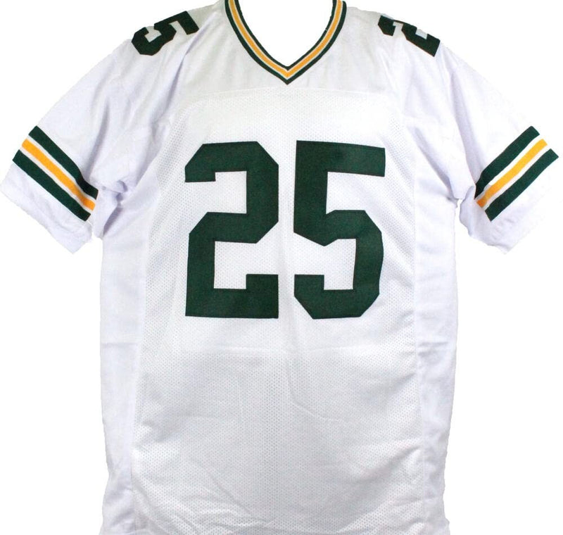 Dorsey Levens Signed Green Bay Packers White Custom Jersey "SB Champs"