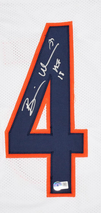 Brian Urlacher Signed Chicago Bears Custom White Jersey - HOF 2018