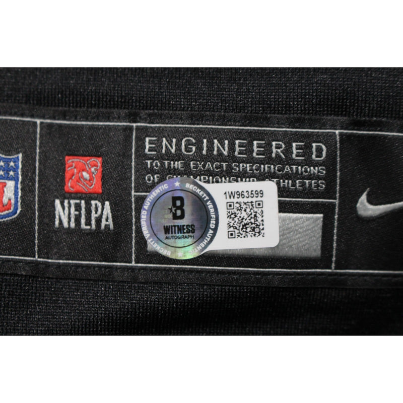 Michael Penix Jr. Atlanta Falcons Autographed Nike Black Jersey