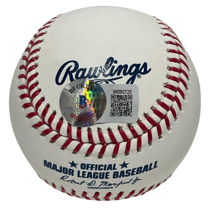 Brayan Bello Signed ROMLB Baseball MLB Debut 7/6/22 Inscribed Beckett COA