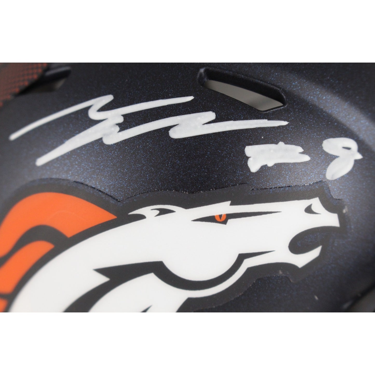 Talanoa Hufanga Autographed Denver Broncos Mini Helmet (BAS Witnessed)