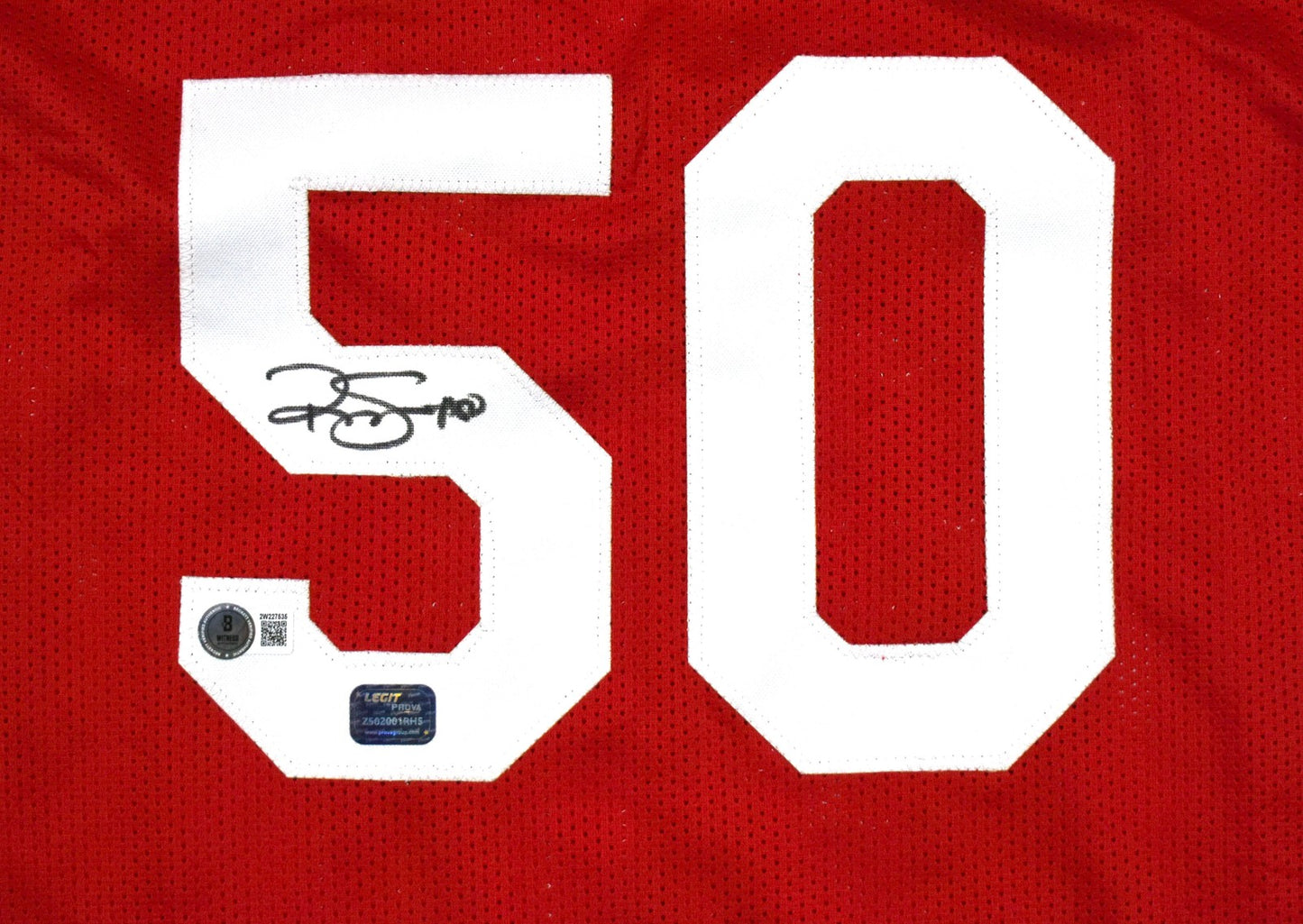 Ralph Sampson Autographed Red Custom Jersey