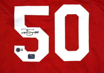 Ralph Sampson Autographed Red Custom Jersey
