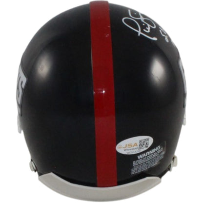 Phil Simms Signed New York Giants Throwback VSR4 Mini Helmet SB MVP
