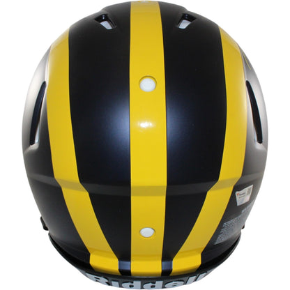 Tom Brady Autographed Michigan Wolverines Authentic Full Size Helmet