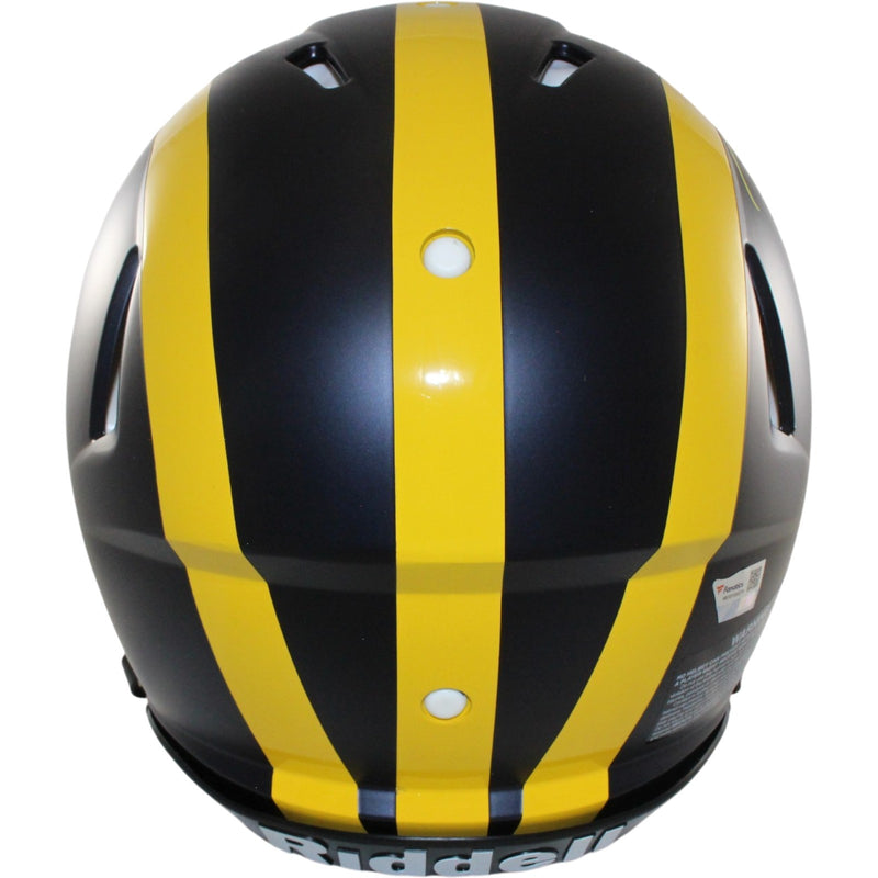 Tom Brady Autographed Michigan Wolverines Authentic Full Size Helmet