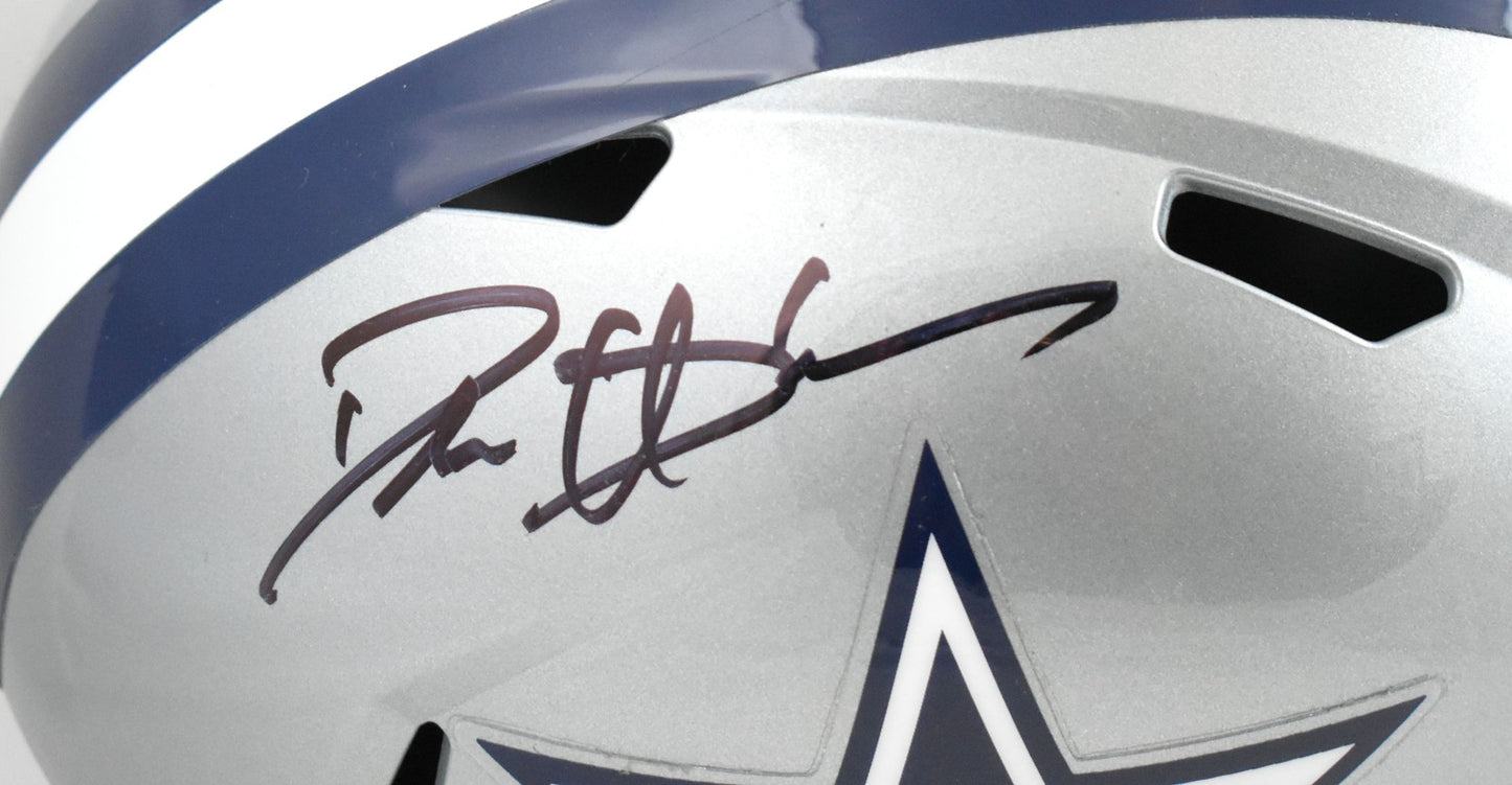 Deion Sanders Signed Dallas Cowboys Full Size Speed Helmet - Black