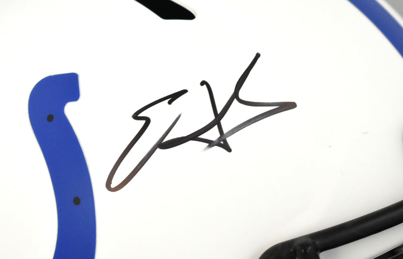 Edgerrin James Signed Indianapolis Colts Lunar Speed Authentic Helmet