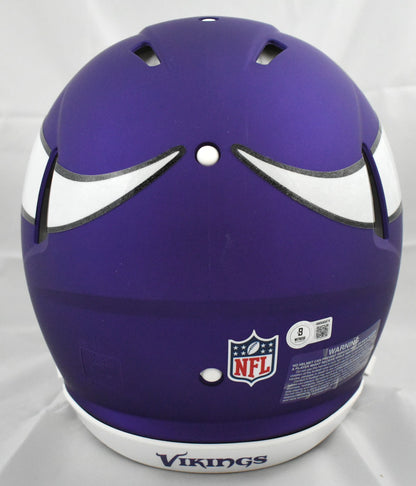 Justin Jefferson Signed Minnesota Vikings Full Size Authentic Helmet