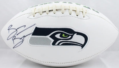 Brian Bosworth Autographed Seattle Seahawks Logo Football