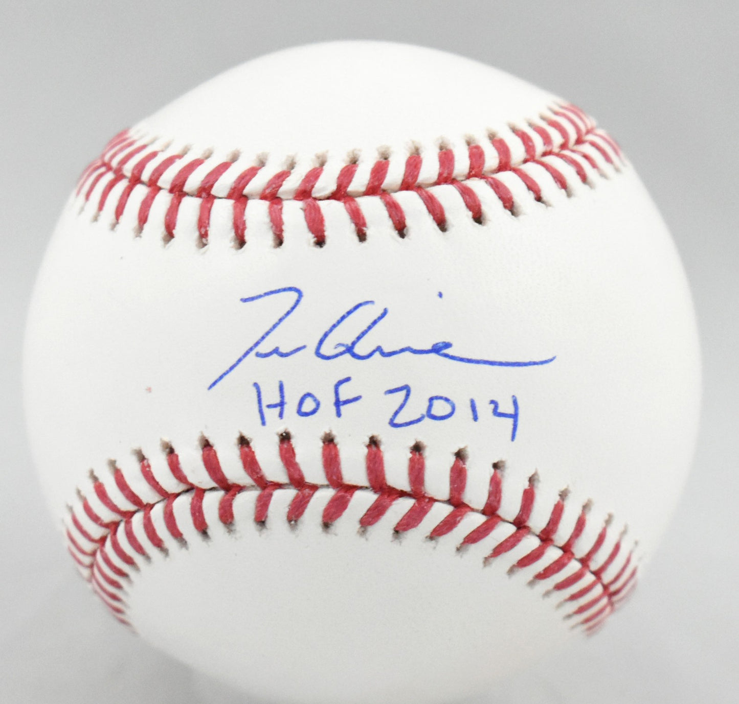 Tom Glavine Signed Official Major League Baseball - Inscribed HOF