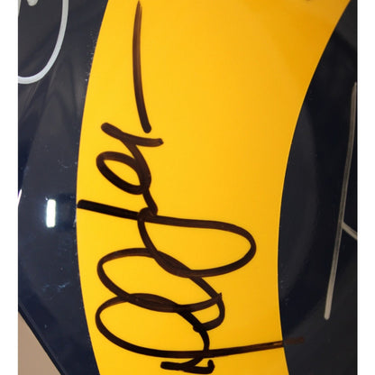 Warner, Faulk, Bruce & Holt Signed St. Louis Rams Throwback Proline Helmet