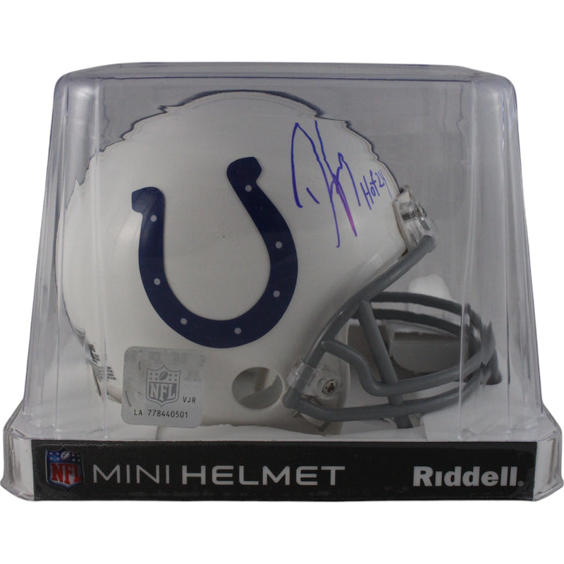 Dwight Freeney Indianapolis Colts Signed VSR4 Mini Helmet HOF